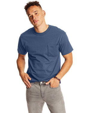 Hanes Adult Beefy-T  with Pocket 5190P