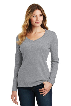 Port & Company Ladies Long Sleeve Fan Favorite V-Neck Tee. LPC450VLS