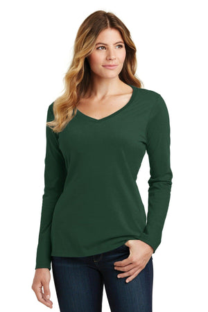 Port & Company Ladies Long Sleeve Fan Favorite V-Neck Tee. LPC450VLS