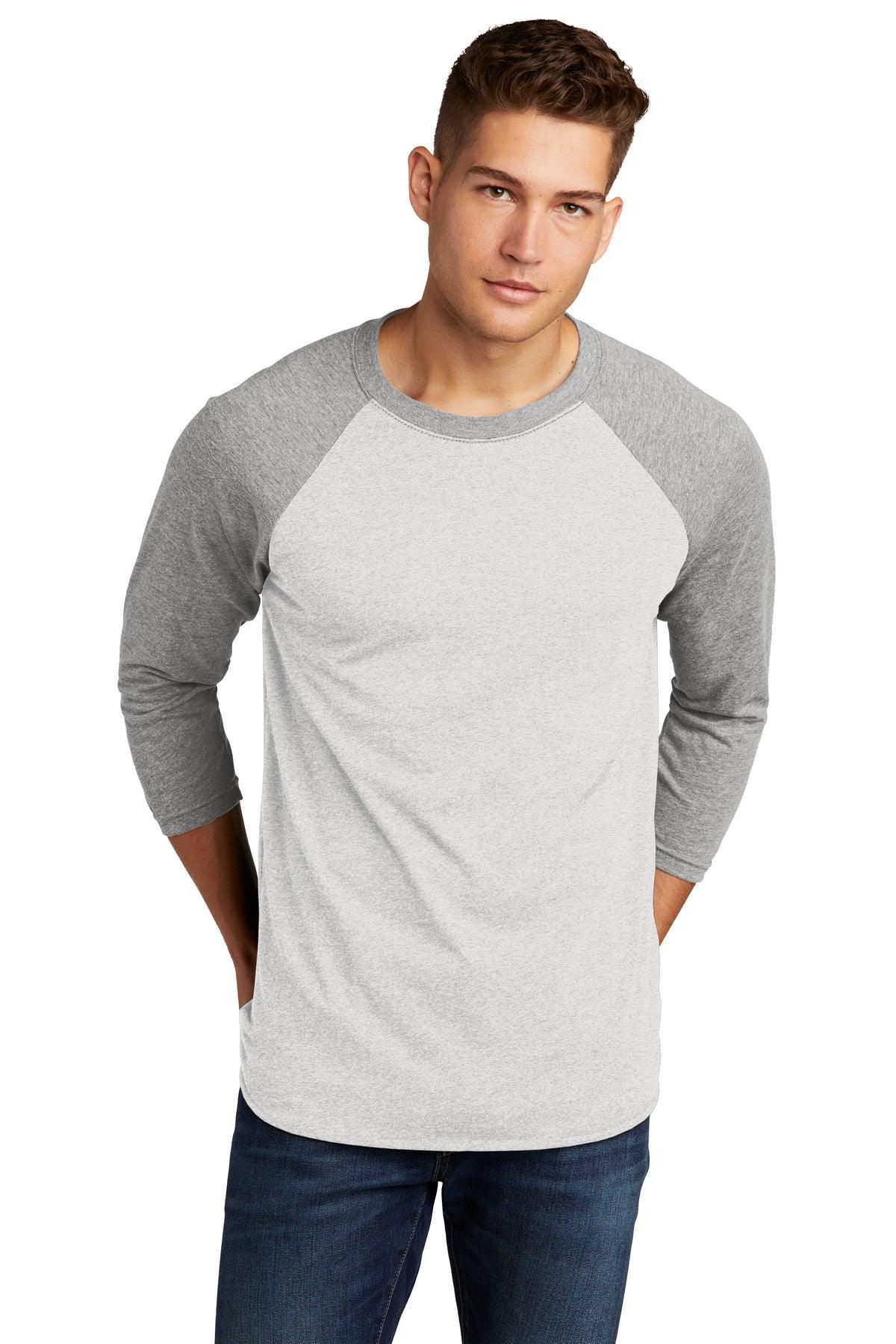 Next Level Apparel   Unisex Tri-Blend 3/4-Sleeve Raglan Tee. NL6051