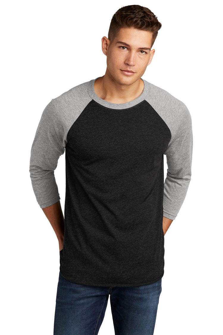Next Level Apparel   Unisex Tri-Blend 3/4-Sleeve Raglan Tee. NL6051