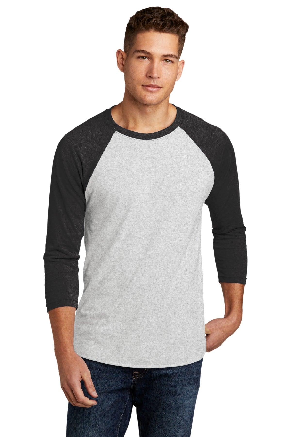 Next Level Apparel   Unisex Tri-Blend 3/4-Sleeve Raglan Tee. NL6051
