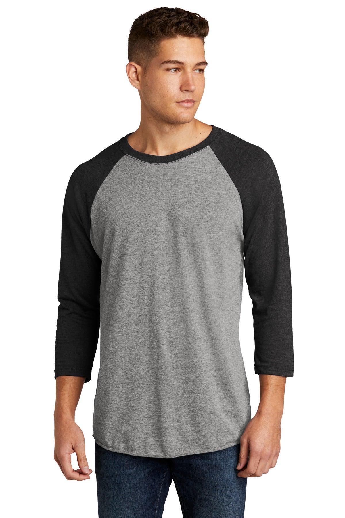 Next Level Apparel   Unisex Tri-Blend 3/4-Sleeve Raglan Tee. NL6051