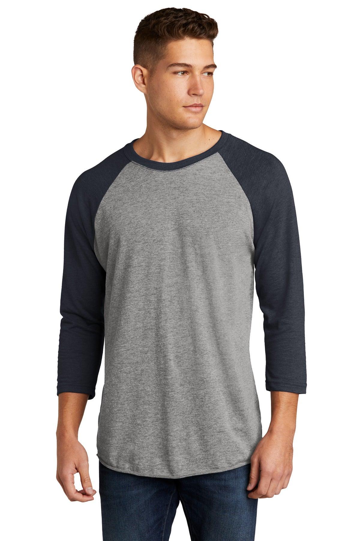 Next Level Apparel   Unisex Tri-Blend 3/4-Sleeve Raglan Tee. NL6051