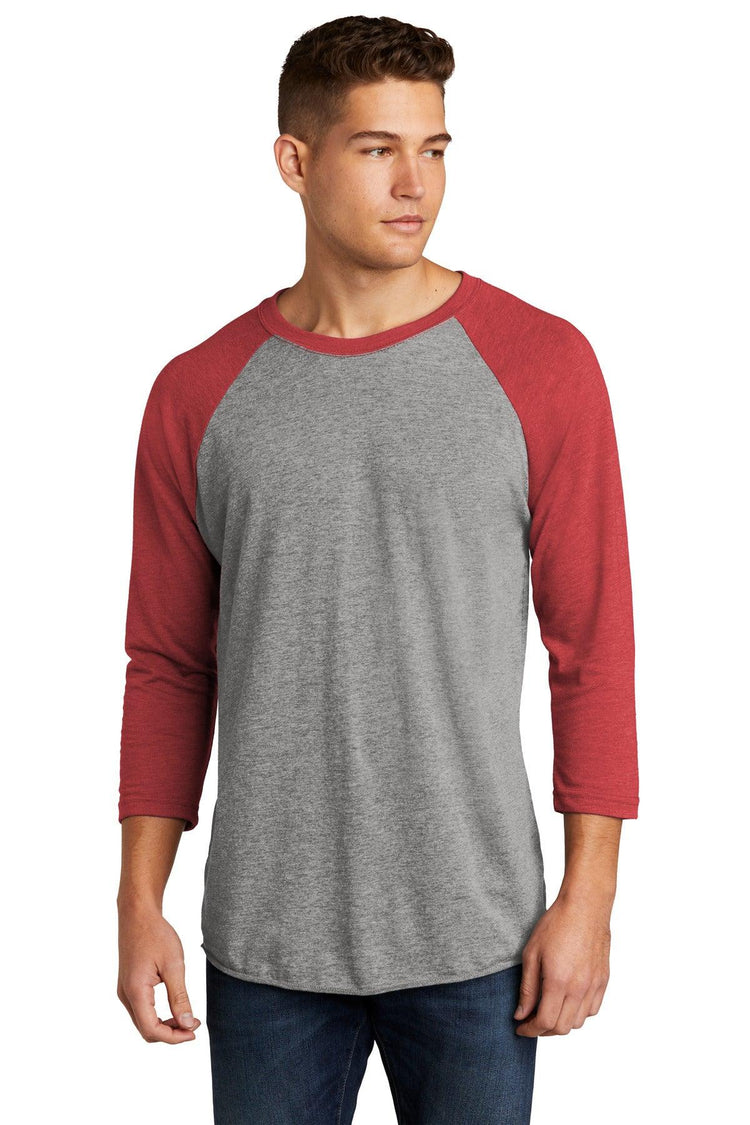 Next Level Apparel   Unisex Tri-Blend 3/4-Sleeve Raglan Tee. NL6051