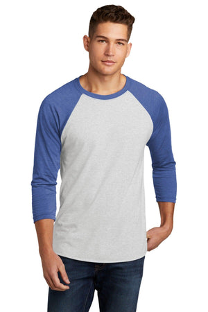 Next Level Apparel   Unisex Tri-Blend 3/4-Sleeve Raglan Tee. NL6051