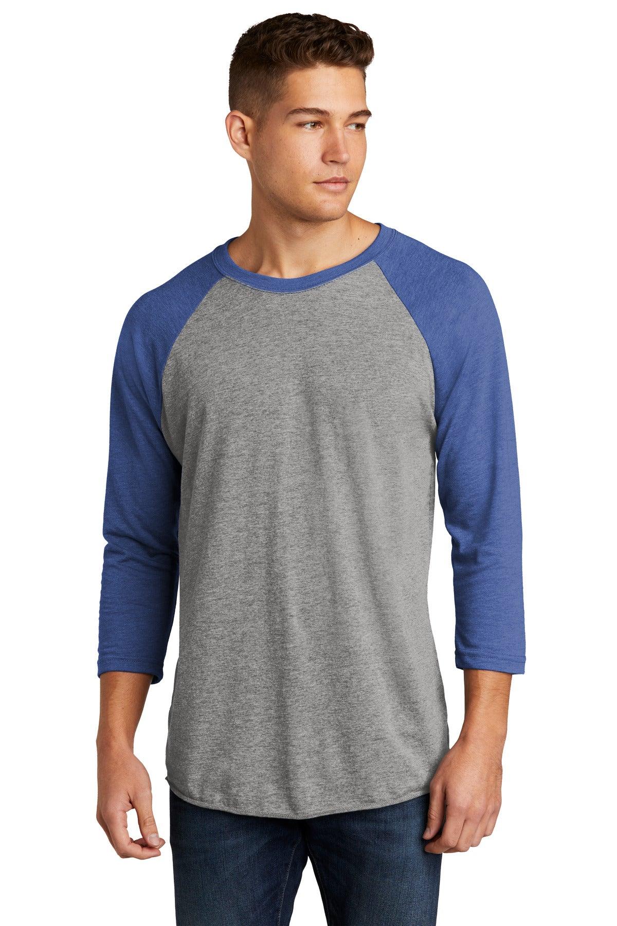 Next Level Apparel   Unisex Tri-Blend 3/4-Sleeve Raglan Tee. NL6051