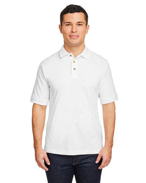 Harriton Men's 6 oz. Ringspun Cotton Piqu  Short-Sleeve Polo M200