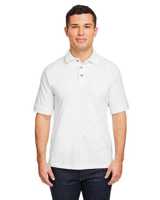 Harriton Men's 6 oz. Ringspun Cotton Piqu  Short-Sleeve Polo M200